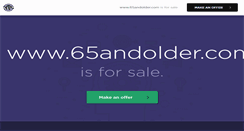 Desktop Screenshot of 65andolder.com