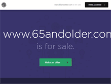 Tablet Screenshot of 65andolder.com